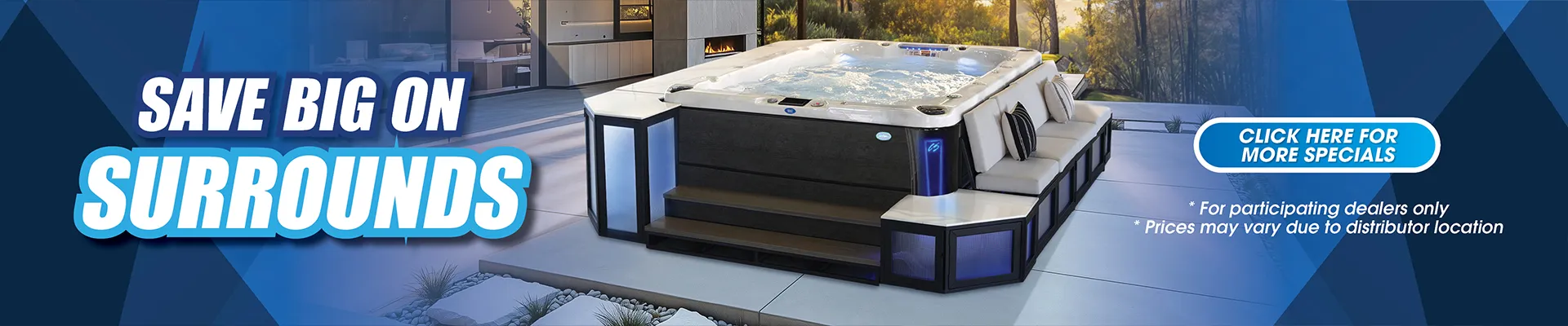 Calspas hot tub being used in a family setting - Scottsdale