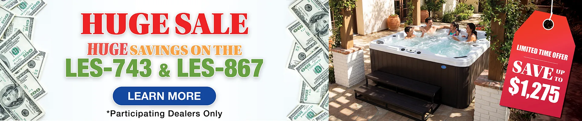 Calspas hot tub being used in a family setting - Scottsdale